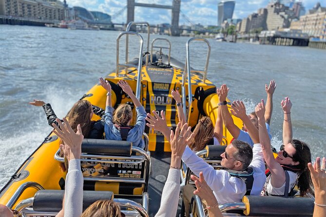 Speedboat Sightseeing: Embankment OR Westminster Pier -45 Minutes - Tower Bridge marks the change of pace