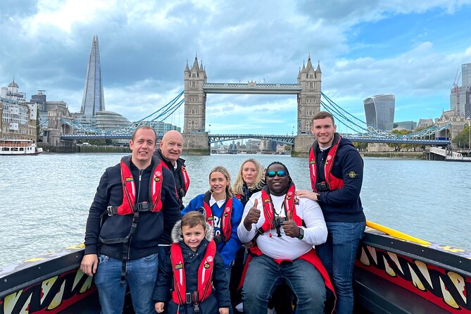 Speedboat 'THE THAMES BEAST' from Tower Millennium Pier - 40 mins - Tower of London and Tower Bridge