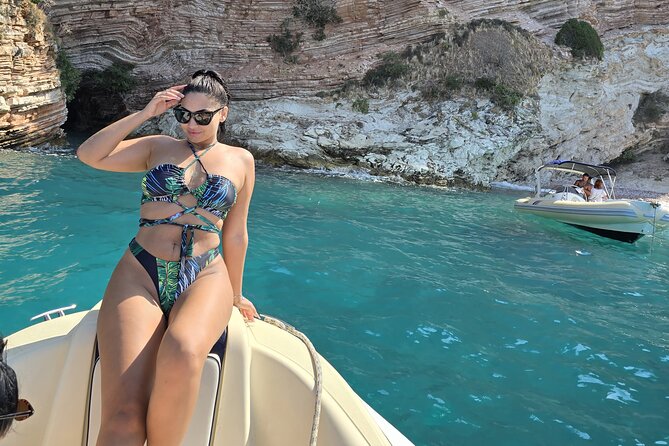 Speedboat Tour Swimming Snorkeling in Pigeon Cave Mirror Beach - Gull Beach and Mirror Beach for swimming