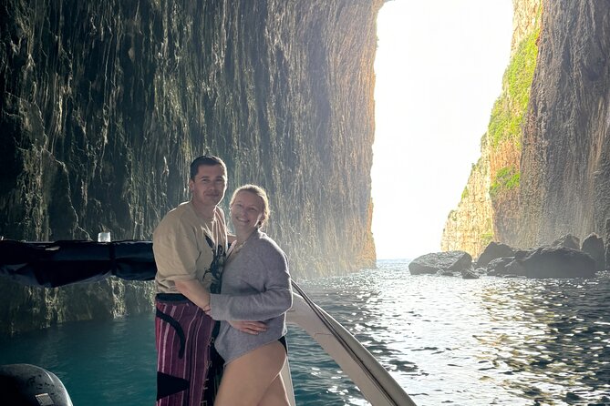 Speedboat Tour to Sazan Island, Haxhi Ali Cave and Marine Park - The Guide and the Human Side of the Day