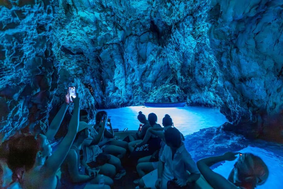 Split: Blue Cave, Vis and Hvar Small Group Speedboat Tour - The Blue Cave begins the adventure