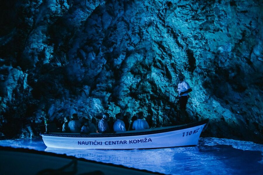 Split: Blue Cave, Vis & Hvar Full-Day Trip by Speedboat - The 75-minute ride to Biševo