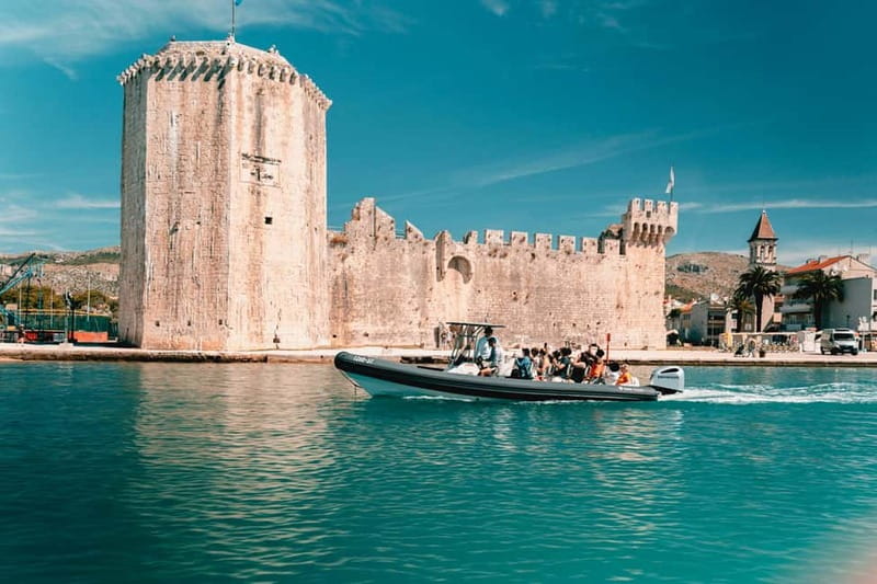 Split: Blue Lagoon & 3 Islands Small Group Speedboat Tour - Trogir in 75 minutes: the cultural highlight
