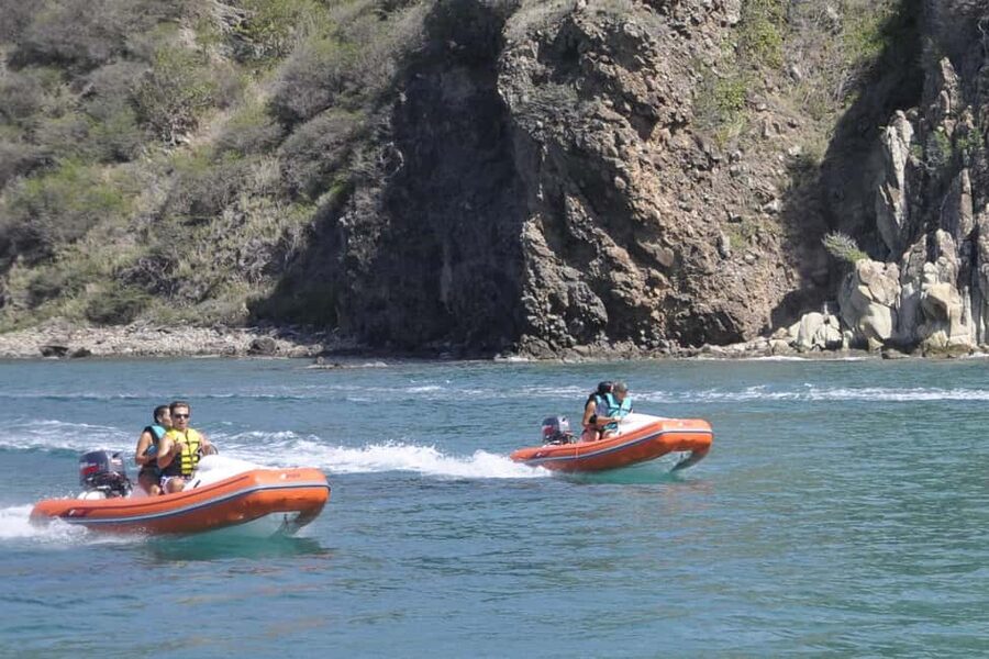 St Kitts Mini Speedboat and Snorkel Tour - Meeting Blue Water Safaris at Port Zante