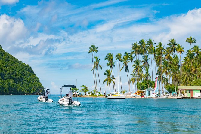 St. Lucia Speedboat and Power Snorkel From Castries - The Pitons and the Soufriere coast