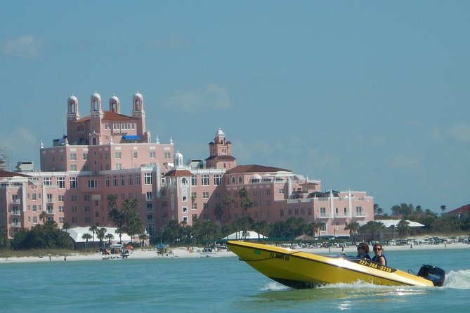 St Petersburg Speed Boat Adventure - Taking the wheel at Pass-a-Grille