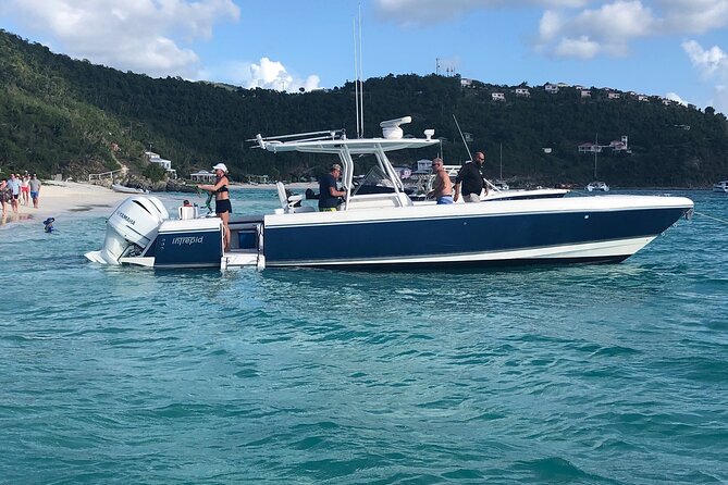 St Thomas Full-Day Boat Rental 37' Intrepid Powerboat - Key points at a glance