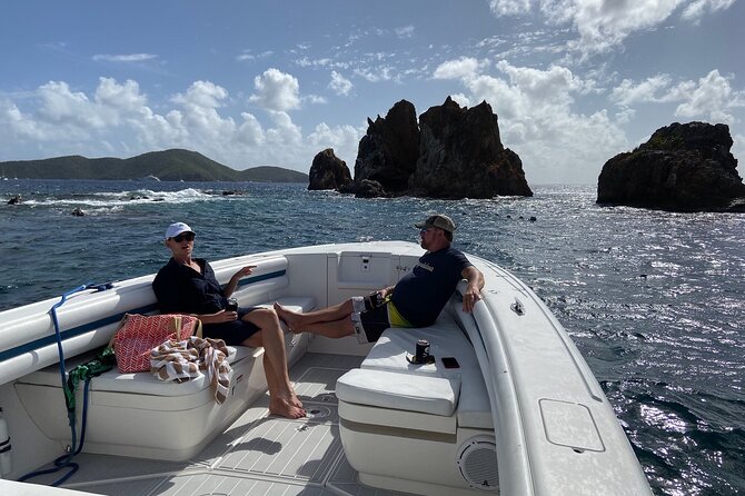 St Thomas Full-Day Boat Rental 37' Intrepid Powerboat - What an eight-hour private charter feels like