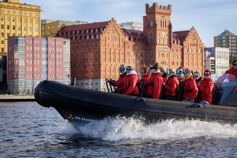 Stockholm: RIB Speed boat tour & archipelago island visit - The RIB ride through Stockholm’s outer waters