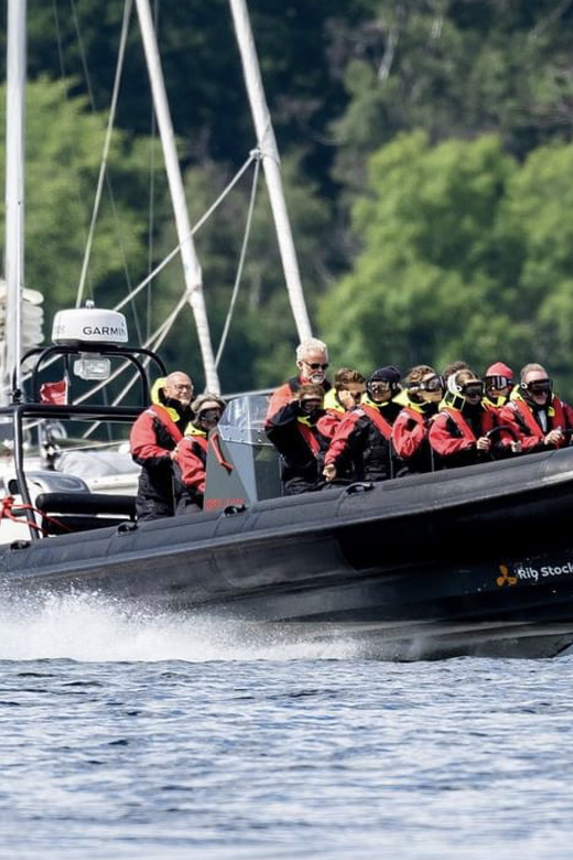 Stockholm: RIB Speed boat tour & archipelago island visit - Vaxholm from the water, not from the streets