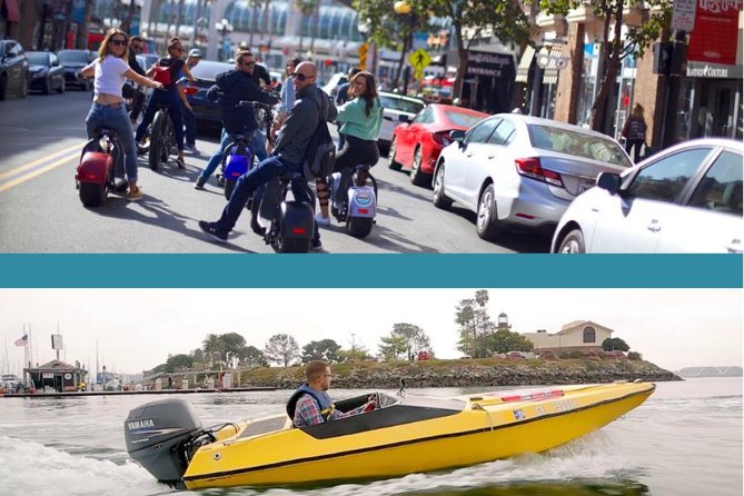 Super Saver: Self-Guided Speed Boat Adventure & iRide GPS Guided ScooterTour - Why this San Diego combination works