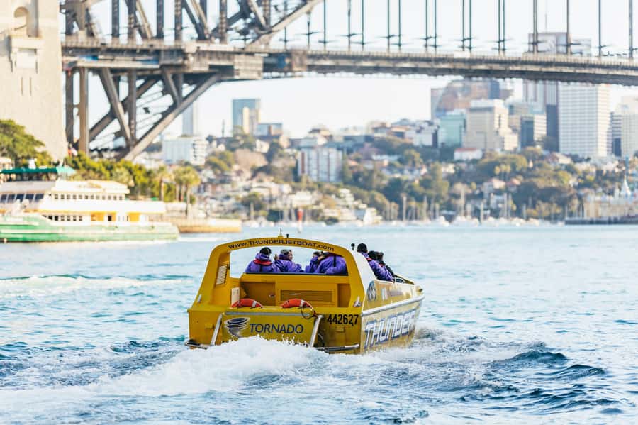 Sydney Harbour: Thunder Thrill Jet Boat Ride - Sydney’s famous sights look different from the boat