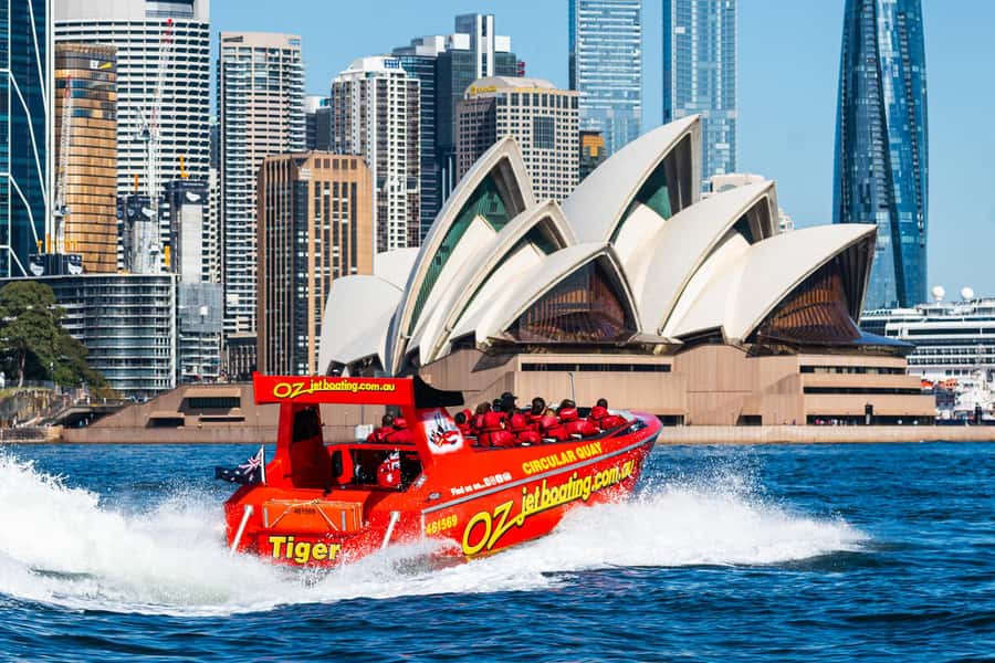 Sydney: Jet Boat Adventure Ride from Circular Quay - Water, ponchos, and the spare-clothes rule