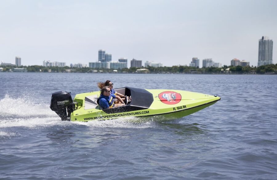 Tampa Bay 2-Hour Speedboat Adventure - Taking the wheel at Tierra Verde Resort Marina