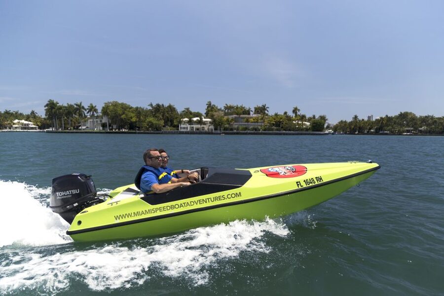 Tampa Bay 2-Hour Speedboat Adventure - The St. Petersburg section and the open Gulf