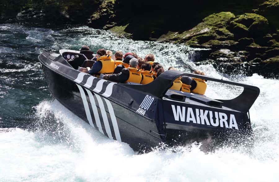 Taupo: Waikato River Jetboating Adventure - Narrow canyons, geothermal water, and film locations