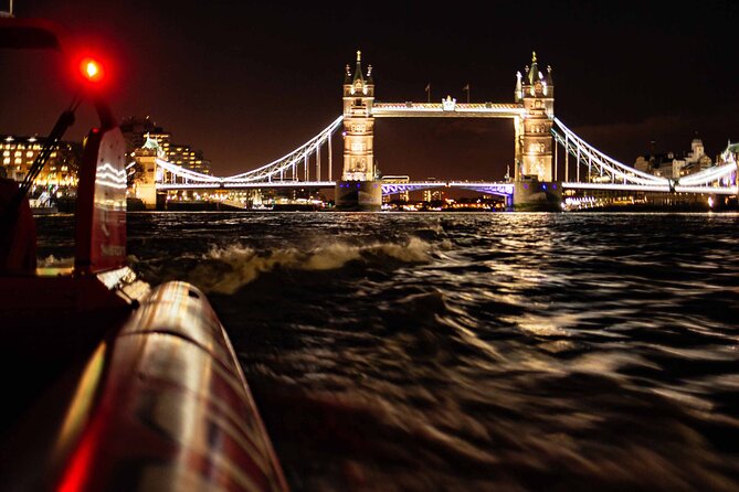 Thames Rockets Sunset London Speedboat Experience - A former battleship on the Thames