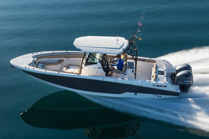 USVI Private Boat Charters - New, Fast Powerboats for Half and Full Day - Setting out from American Yacht Harbor in Red Hook