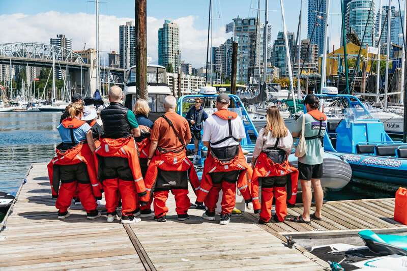 Vancouver: Indian Arm and Granite Falls Zodiac Boat Tour - Silver Falls and the ride back