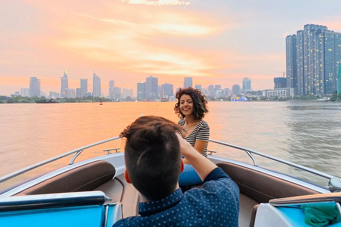 VIP Tour in Saigon: Romantic Sunset Cocktail by SpeedBoat - Starting at Bach Dang pier in District 1