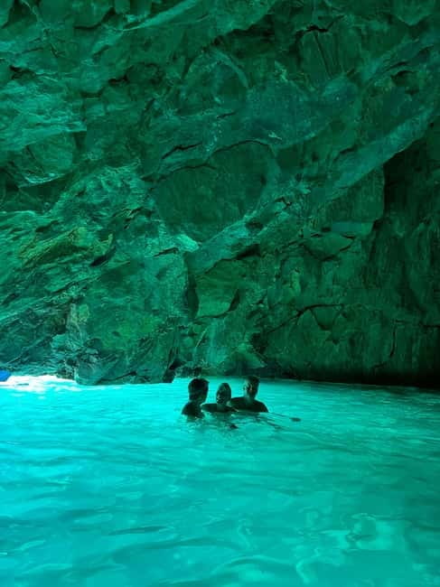 Vlora: Blue Cave and Grama Bay Full-Day Speedboat Tour - Brista Bay and Skaloma Bay offer simple swimming time