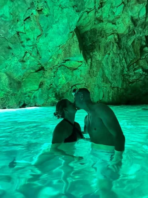 Vlora: Blue Cave and Grama Bay Full-Day Speedboat Tour - The Blue Cave is the trip’s visual centerpiece