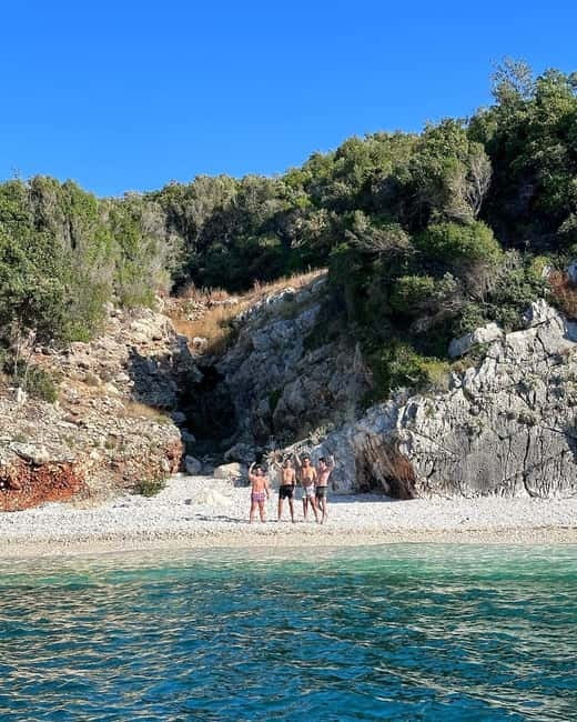 Vlora: Haxhi Ali Cave and Karaburun Peninsula Speedboat Tour - Entering Haxhi Ali Cave After 30 Minutes