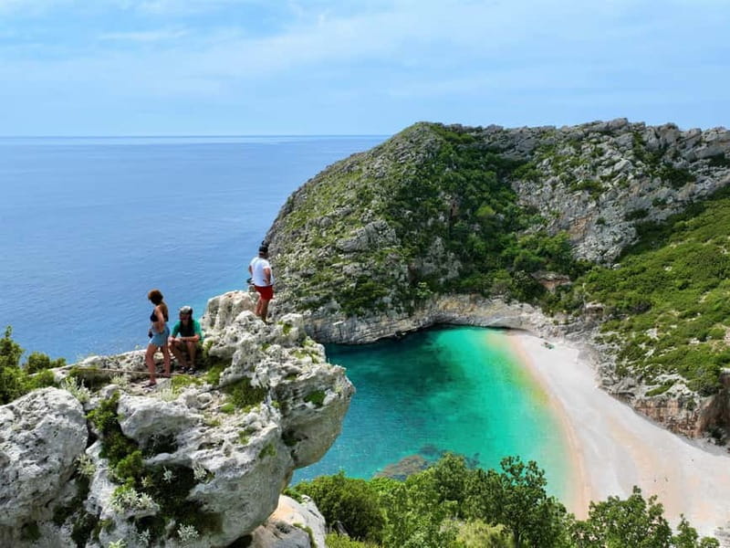 Vlore: Grama Bay & Karaburun Caves 8-Hour Speedboat Tour - Dafina Bay brings the best balance of beach and cave time