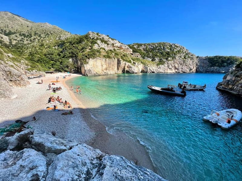 Vlore: Grama Bay & Karaburun Caves 8-Hour Speedboat Tour - Bristan Bay and Secret Canyon slow the pace