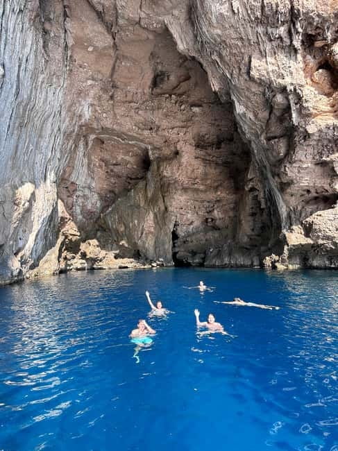 Vlore: Grama Bay & Karaburun Caves 8-Hour Speedboat Tour - Nezhaj Bay is a brief coastal pause