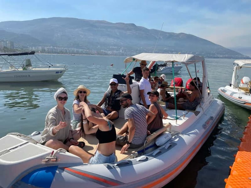 Vlore: Haxhi Ali Cave and Dafina Cave Speedboat Tour - Dafina Bay gives you time to slow down
