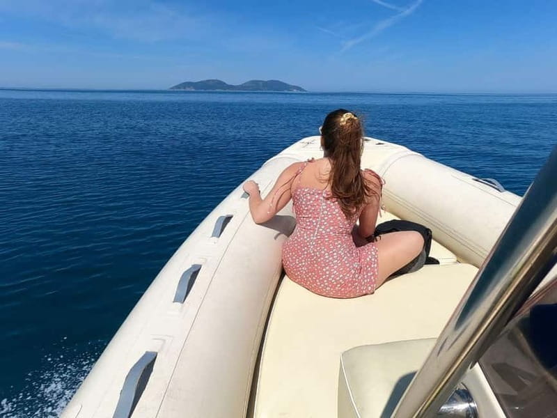 Vlore: Haxhi Ali Cave, Karaburun Speedboat Tour & Snorkeling - Shen Vasil Beach and the Karaburun coast