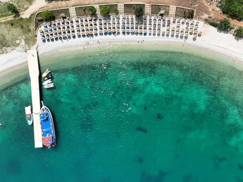 Vlore: Private Speedboat Tour to Haxhi Ali Cave - An Hour at St. Koli Bay