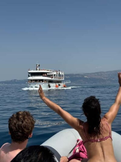Sazan Island & Haxhi Ali Cave Speedboat Experience