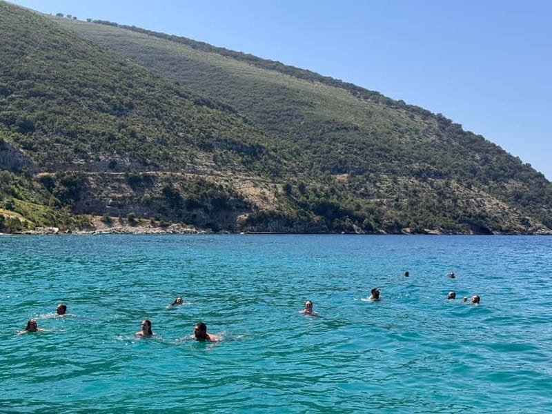 Vlore: Speedboat to Sazan Island, Haxhi Ali Cave & Karaburun - Karaburun Marine Park from the water