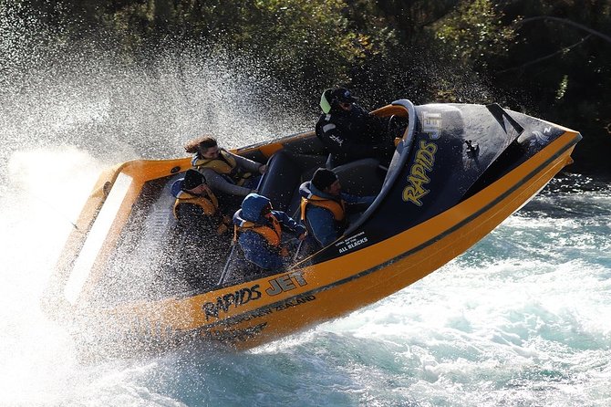 Waikato River Jet Boat Ride from Taupo - The narrow canyon and crystal-clear water