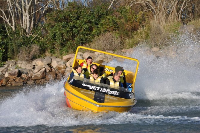 Waimakariri River Jet Boating from Christchurch - The Waimak Gorge ride adds rock walls and mountain views
