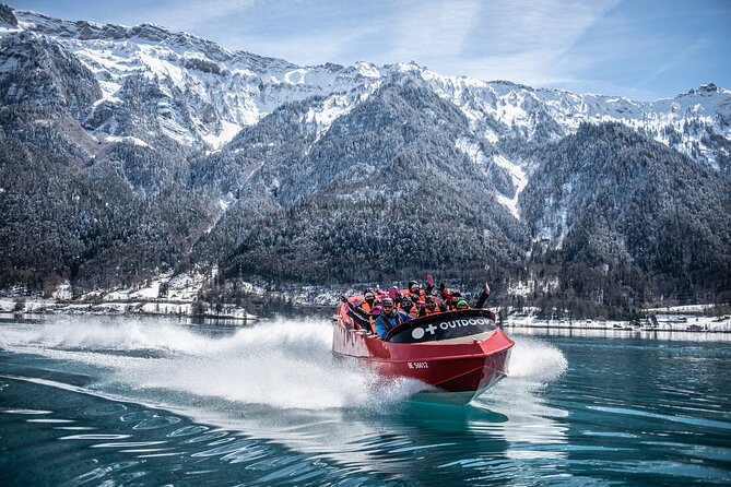 Winter Jetboat Ride - Lake Brienz gives this ride its setting