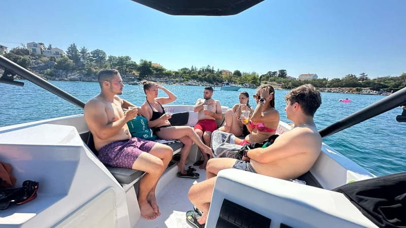 Zadar:3 Pearls of Zadar Speedboat Tour with Wine & Fruit - Leaving Zadar by speedboat