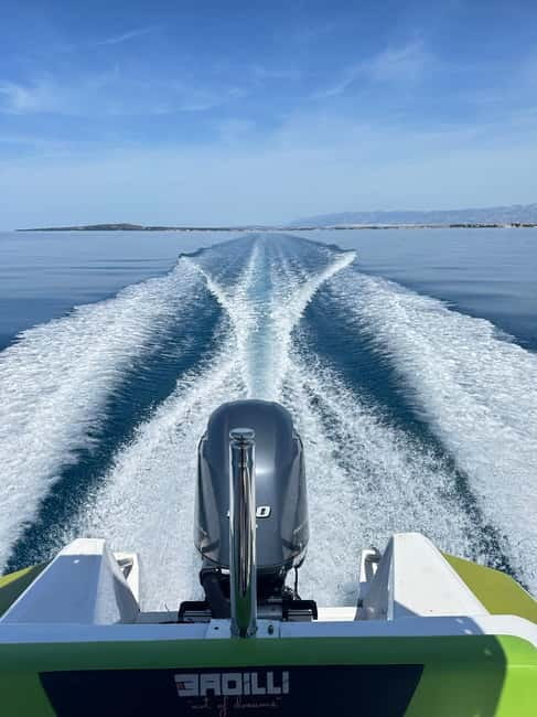 Zadar:3 Pearls of Zadar Speedboat Tour with Wine & Fruit - When weather changes the character of the ride
