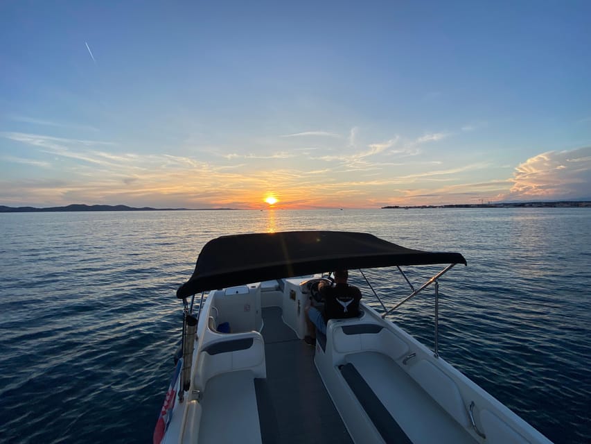 Zadar: Golden Hour Cruise RIB Tour Island Dinner Stop & Swim - Kali on Ugljan Island: dinner with a local feel