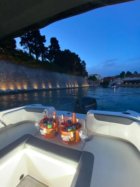 Zadar: Golden Hour Cruise RIB Tour Island Dinner Stop & Swim - The golden-hour return to Zadar