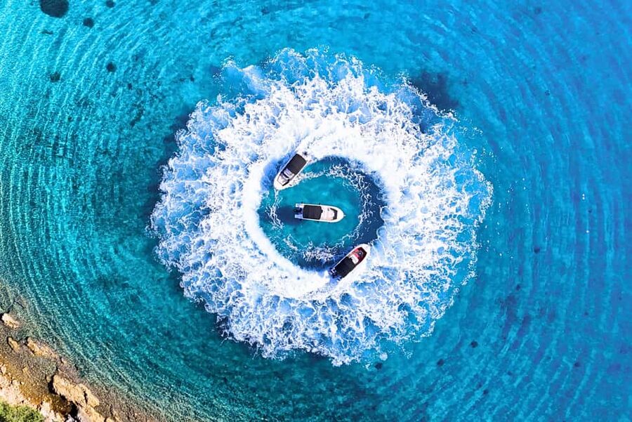 Zadar: Original Island-Hopping Speedboat Tour - Preko: one hour with several ways to spend it