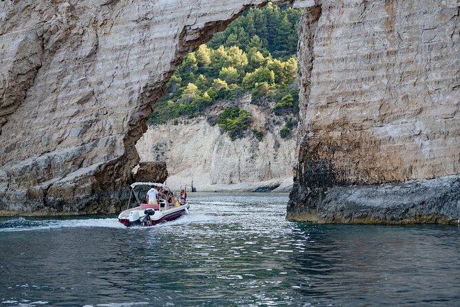 Zakynthos Rent Hire and Drive Your Own Speed Boat - Taking the helm from Laganas at 9 a.m.