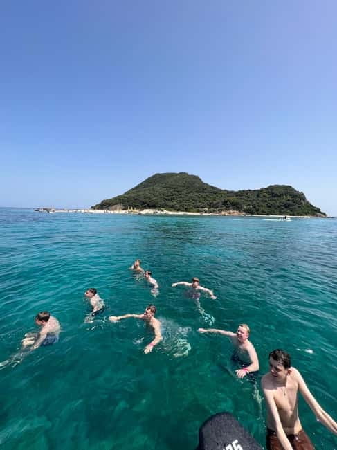 Zakynthos: Turtles, Marathonisi & Keri Caves Speedboat Tour - Swimming at Oasis and the coastal coves