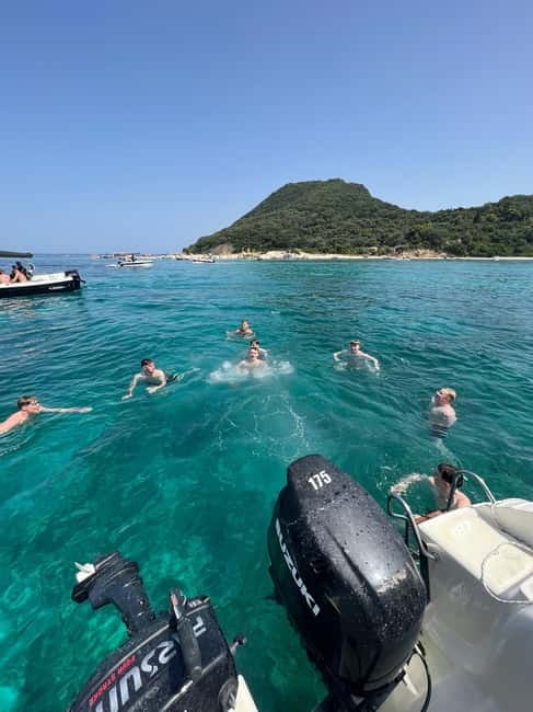 Zakynthos: Turtles, Marathonisi & Keri Caves Speedboat Tour - Turtle watching in the National Marine Park